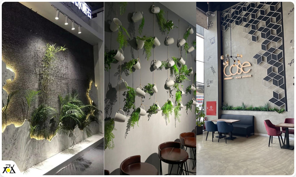 طراحی دیوار کافه